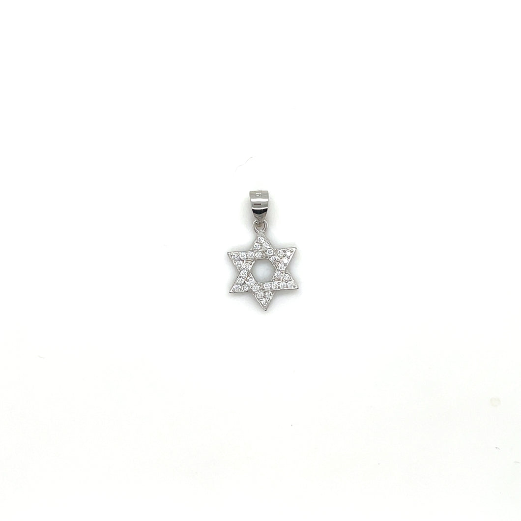 Sterling Silver Star of David Pendant