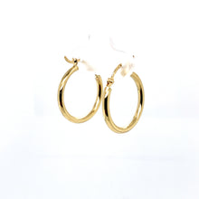 Load image into Gallery viewer, 10k Gold Solid Hoops
