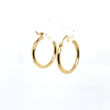 Load image into Gallery viewer, 10k Gold Solid Hoops