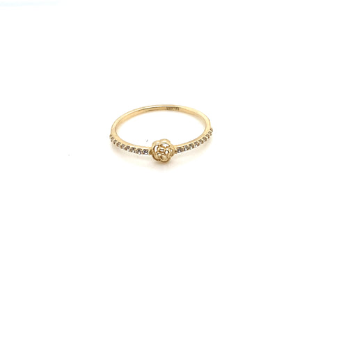 14k Gold Rose Ring