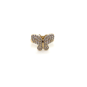 14k Gold Butterfly Ring