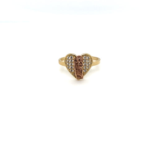 14k Gold Saint Jude Ring