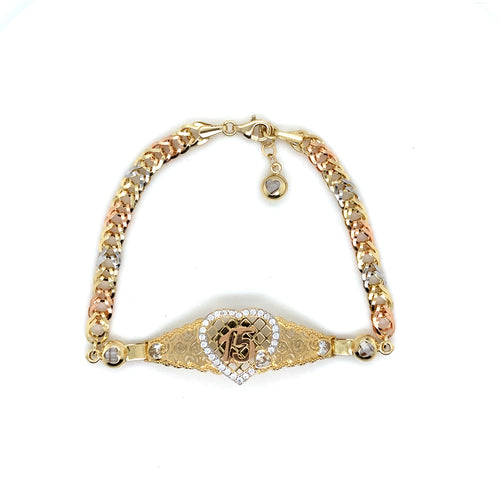 14k Tri Gold 
