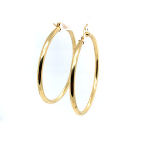 14k Gold Hoops