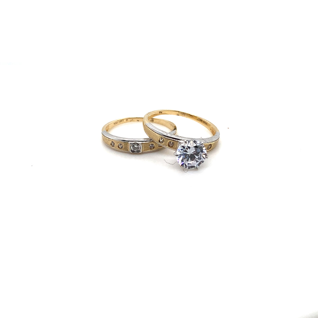 14K Gold Wedding Rings