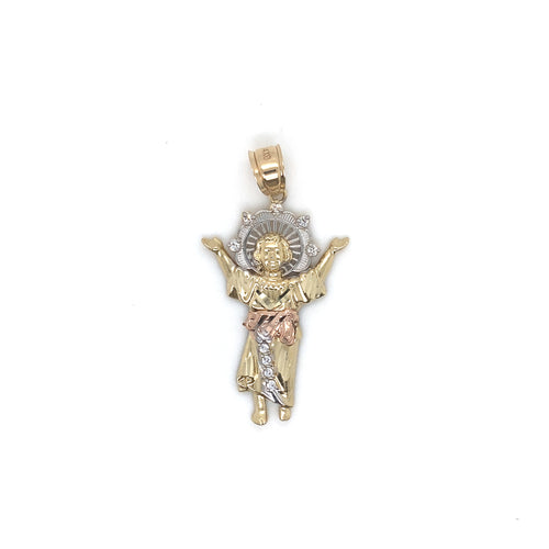 14k Gold Baby Jesus Pendant