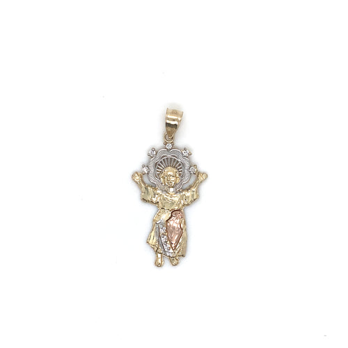 14k Gold Baby Jesus Pendant