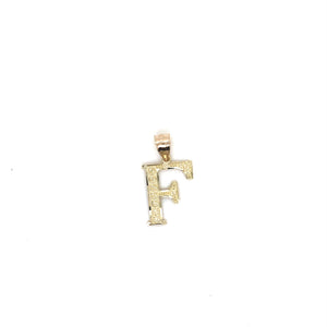 10k Gold Letter Pendant