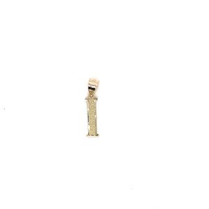 10k Gold Letter Pendant