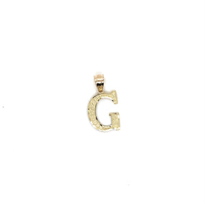 10k Gold Letter Pendant