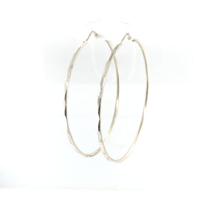 Sterling Silver Diamond Cut Hoops