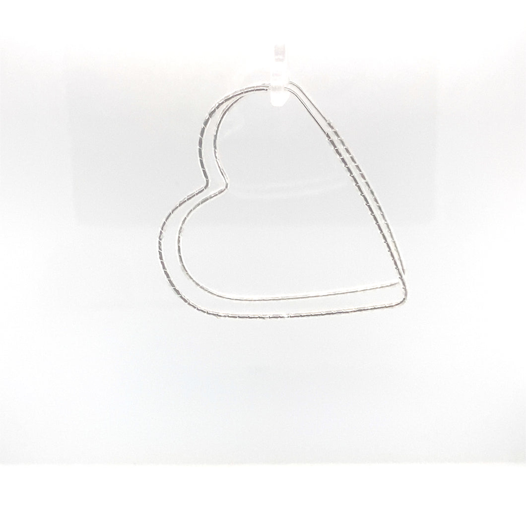 Sterling Silver Heart Earrings
