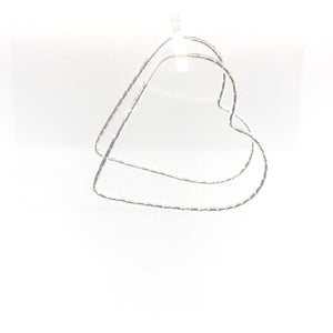 Sterling Silver Heart Earrings