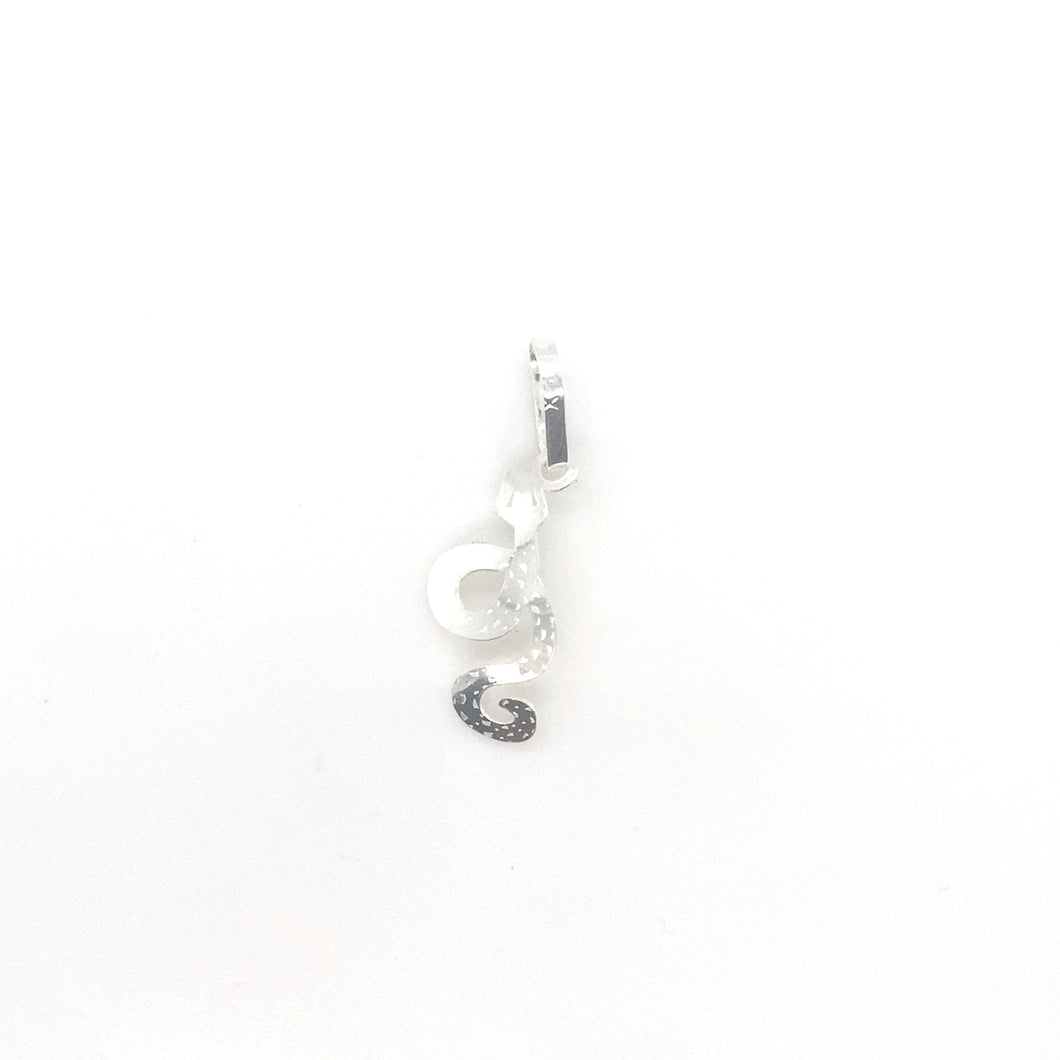 Sterling Silver Snake Pendant