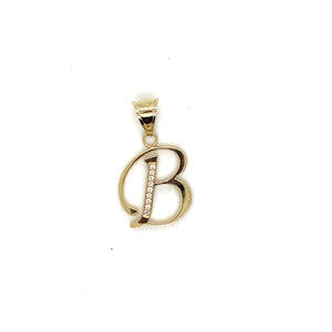 14k Gold Letter Pendant