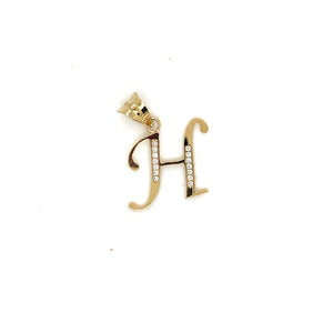 14k Gold Letter Pendant