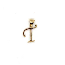 Load image into Gallery viewer, 14k Gold Letter Pendant