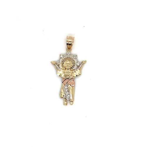 14k Gold Baby Jesus Pendant