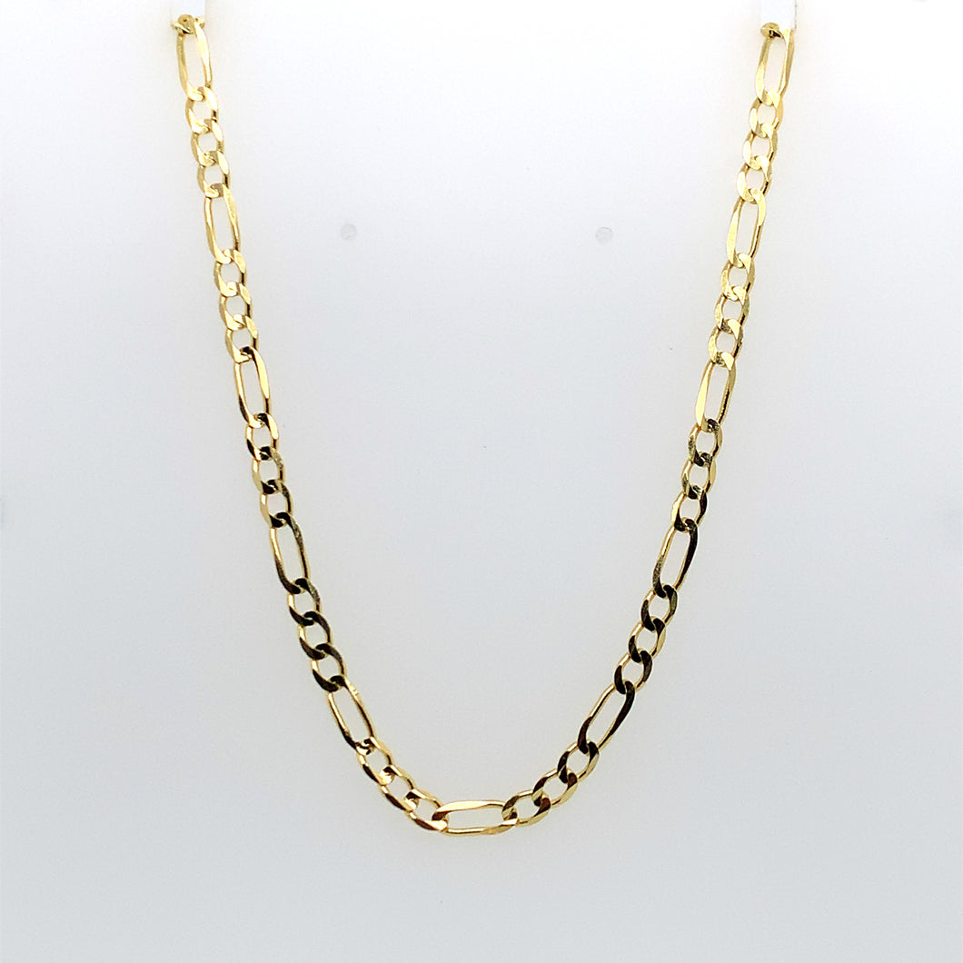 10k Gold Figaro Link Chain