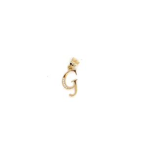 14k Gold Letter Pendant