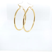 Load image into Gallery viewer, 10k Gold Solid Hoops