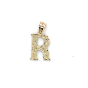 10k Gold Letter Pendant
