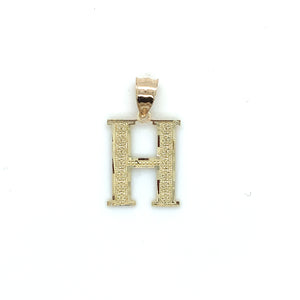 10k Gold Letter Pendant