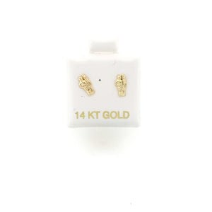14k Gold Saint Jude Studs