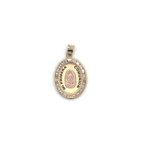 10k Gold My First Communion Pendant