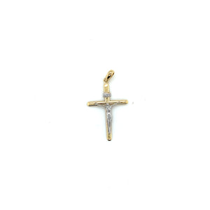 14k Gold Christ Cross Pendant