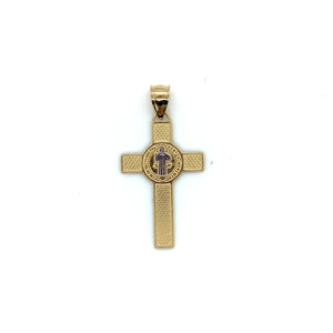 14k Gold Saint Benedict Pendant