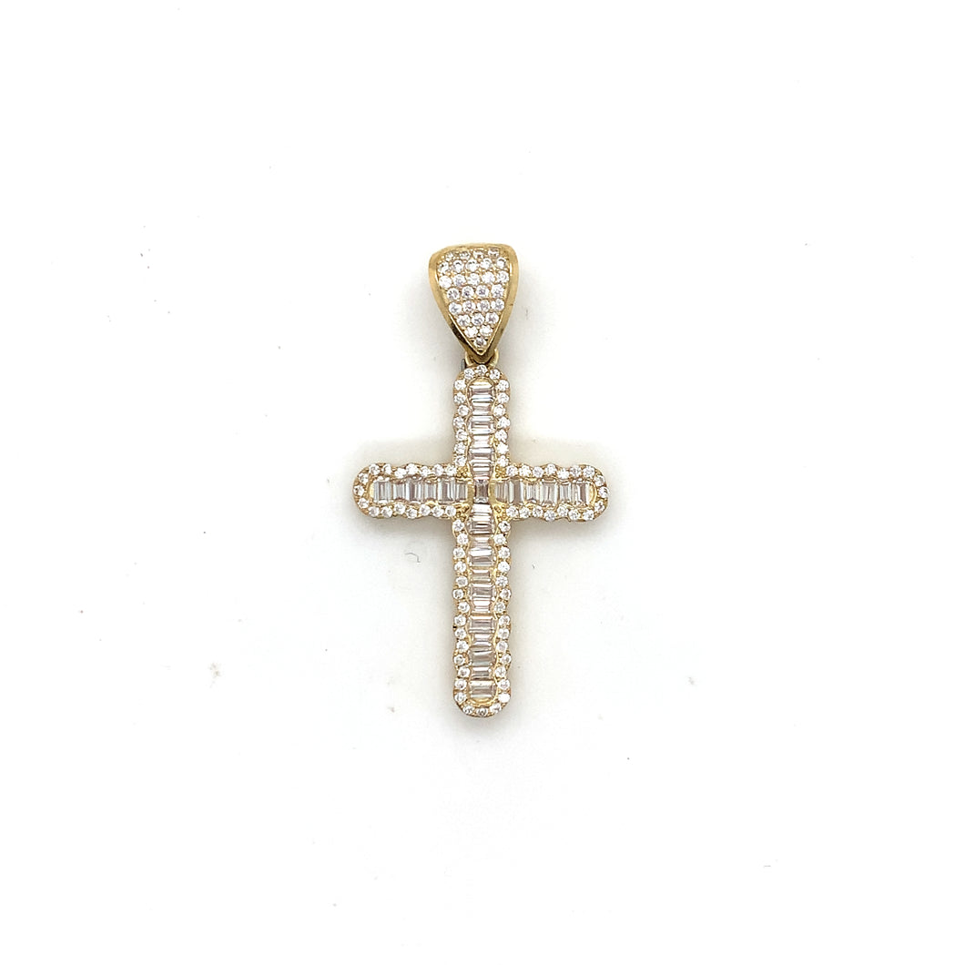 10k Gold Cross Pendant