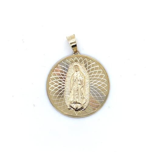 10k Gold Our Lady of Guadalupe Pendant