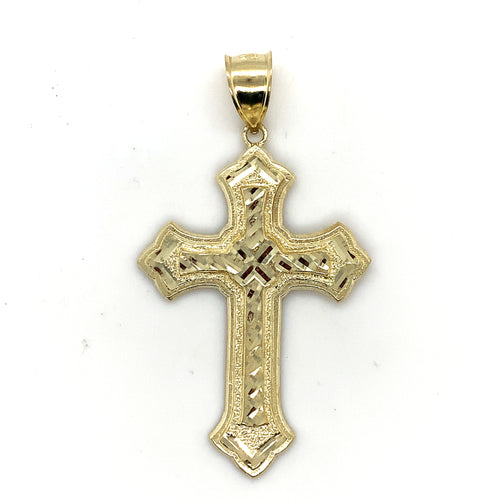 10k Gold Cross Pendant
