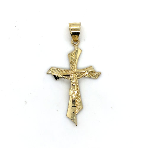 10k Gold Christ Cross Pendant