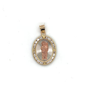 10k Gold Saint Jude Pendant