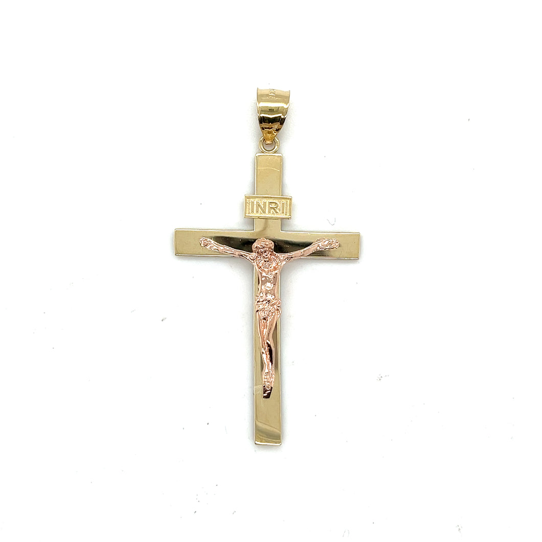 14k Gold Crucifix Pendant