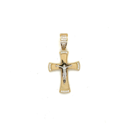 14k Gold Crucifix Pendant