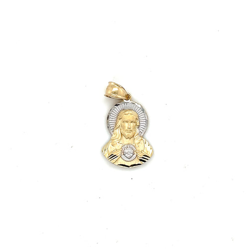 14k Gold Sacred Heart Pendant
