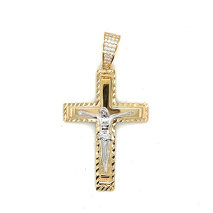 14k Gold Crucifix Pendant