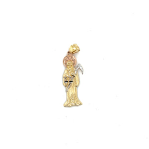 14k Gold Grim Reaper Pendant