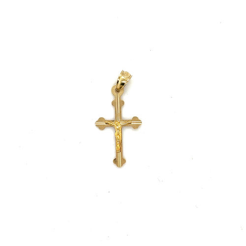 14k Gold Crucifix Pendant