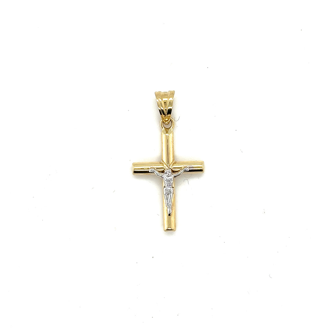 14k Gold Crucifix Pendant