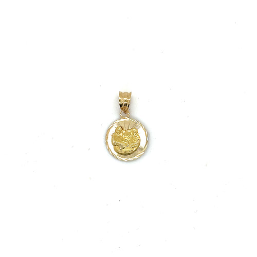 14k Gold Baptism Symbol Pendant