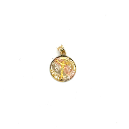 14k Gold Christ Pendant