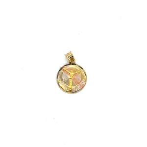 14k Gold Christ Pendant