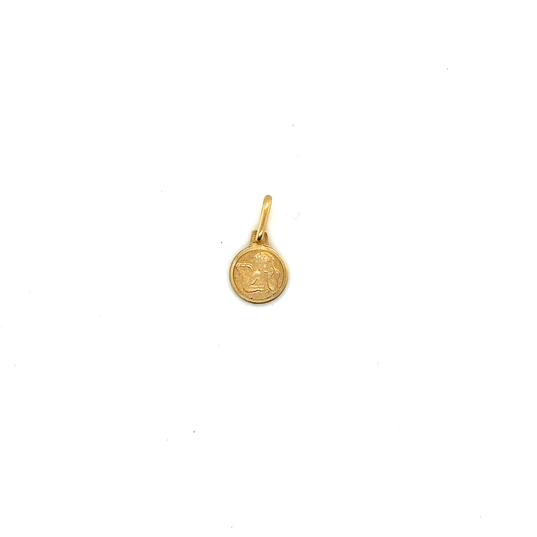 14k Gold Angel Pendant