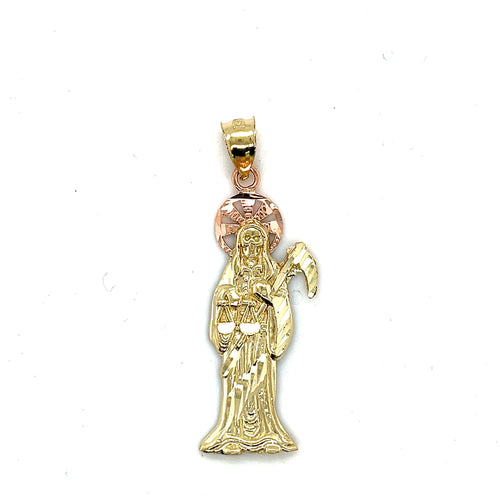 10k Gold Death Reaper Pendant