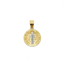 Load image into Gallery viewer, 10k Gold Saint Benedict Pendant