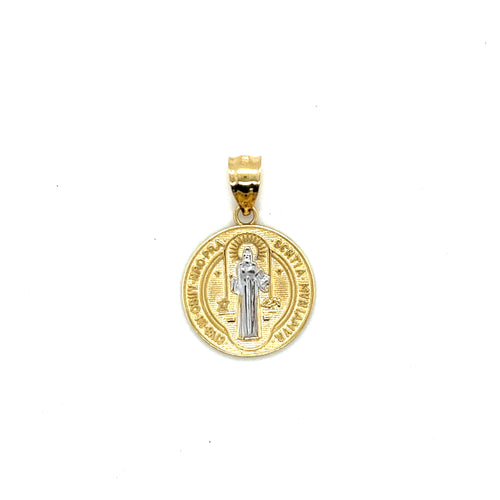 10k Gold Saint Benedict Pendant
